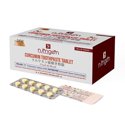 Ningen Sugar Free Curcumin Toothpaste Tablet 100's - Herbal Dietary Supplement