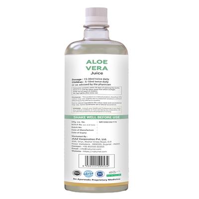 Naturrel Aloe Vera Juice 800 ml + Free 200 ml - Ayurvedic Juices