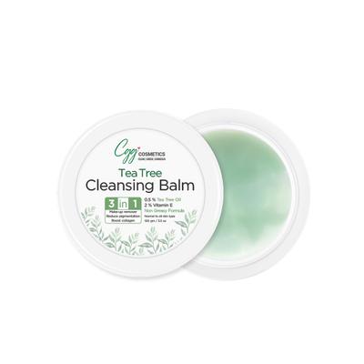 CGG Cosmetics Tea Tree Cleansing Balm With Tea Tree Oil & Vit-E, Makeup Remover- All Skin Types 100 gm - Face Wash & Cleansers