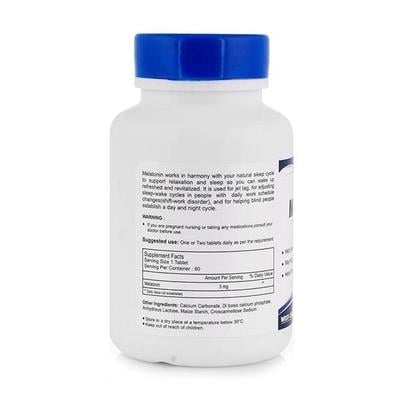 HealthVit Melatonin 3 mg Tablet 60's - Mental Health