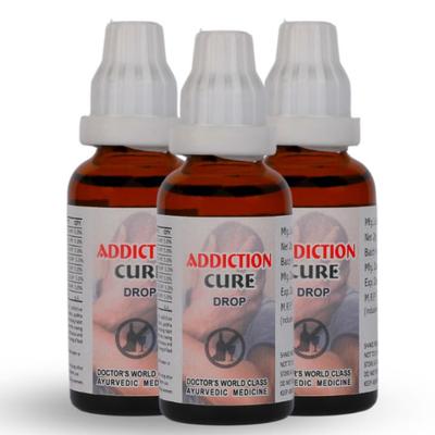 GRINBIZZ Addiction Cure Drops (Pack of 3 x 30ml) 1's - Speciality Medicines