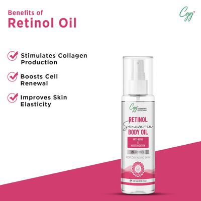 CGG Cosmetics Retinol Serum - In Body Oil For Dry Aging Skin 100 ml - Creams/Oils/Lotions