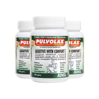 Aimil Pulvolax Granules (Pack of 3 x 100 gm) - Digestive Care