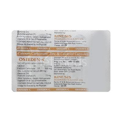 Osteden C Softgel 10'S - Supplements-Cal