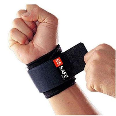 Be Safe Forever Wrist Band - Black (Pack of 2) - Knee/Ankle/Leg/Foot Supports