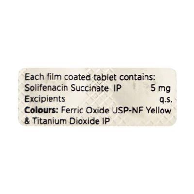 Vesifa 5mg Tablet 10'S - Bladder And Prostate Disorders-Dru