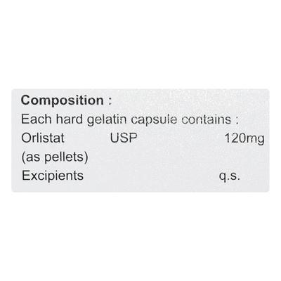 ORLIP X 120 Capsule 10's - Obesity