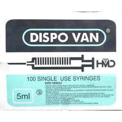 Dispovan Syringe 5 ml (N) - Surgical Instruments