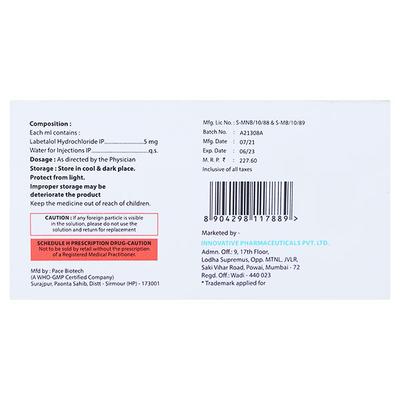 LABEKIND 5mg Injection 4ml - Hypertension-Bet