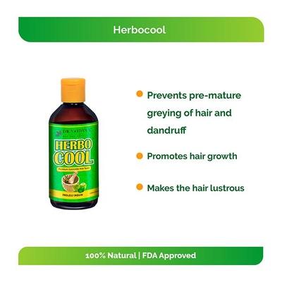 Dr.Vaidya's Herbo Cool Hair Tonic 200 ml - Hair Oils