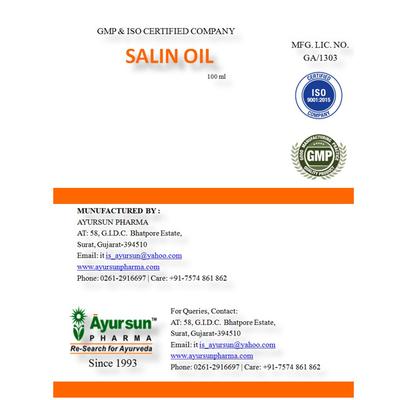 Ayursun Salin Oil 100 ml - Speciality Medicines