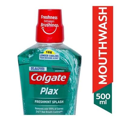 Colgate Max Fresh Plax Mouthwash - Fresh Mint 500 ml - Mouthwash
