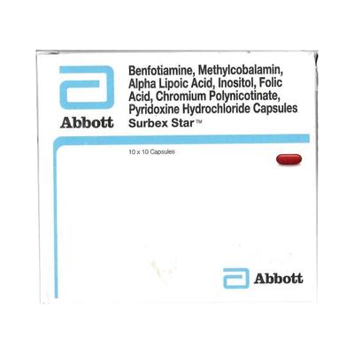 Surbex Star Softgel 10'S - Supplements-Vam