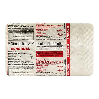 Renormal Tablet 10'S - Pain relief-Nsa