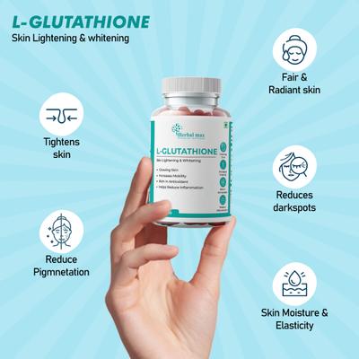 Herbal Max L Glutathione Tablet 60's - Hair & Skin