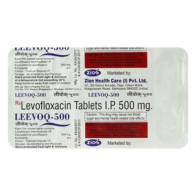 LEEVOQ 500 Tablet 10's - Bacterial Infections-Qui