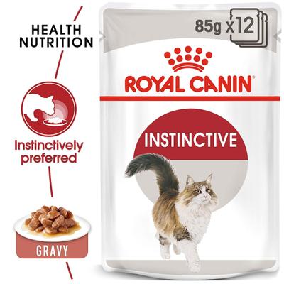 Royal Canin Instinctive Adult Cat Food - Gravy (Pack of 12 x 85 gm) 1's - Petfood
