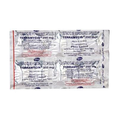 Terramycin 250mg Capsule 10'S - Bacterial Infections-Tet