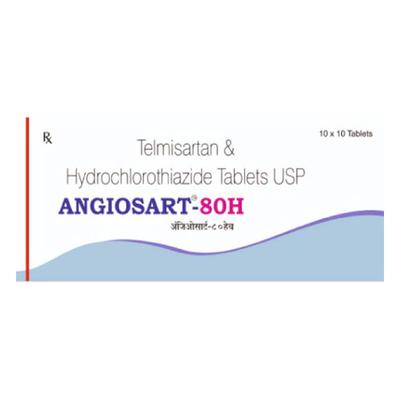 ANGIOSART H 80mg Tablet 10's - Hypertension-Ang