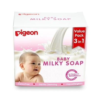 Pigeon Baby Milky Soap (Pack of 3 x 75 gm) - Baby Soap