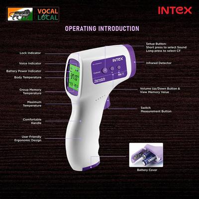 Intex Thermosafe Infrared Thermometer - Health Monitors And Equipment