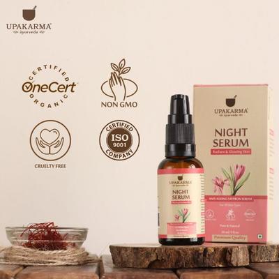 Upakarma Ayurveda Night Face Serum 30 ml - Personal Care (Ayush)