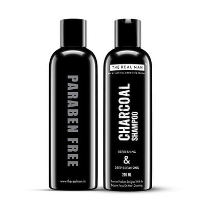 The Real Man Charcoal Shampoo 200 ml - Shampoos
