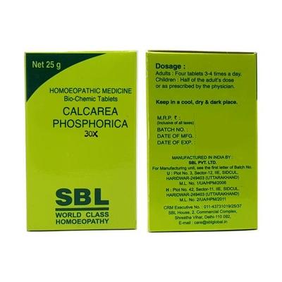 SBL Calcarea Phosphorica 30X Tablet 25 gm - Bio-Chemic