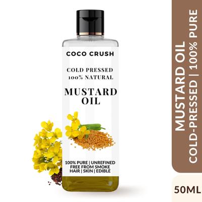 Coco Crush Cold Pressed Mustard Oil 50 ml - Personal Care (Ayush)