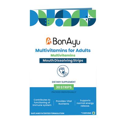 BonAyu Multivitamin For Adults Mouth Dissolving Strip 30's - Multi-Vitamins