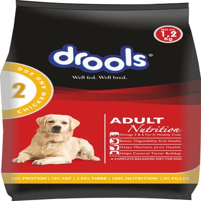 Drools Chicken and Egg Adult Dog Food 1200 gm - Petfood
