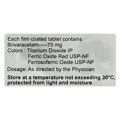 BRIVANEXT 75 Tablet 10's - Epilepsy/Convulsion-Ant