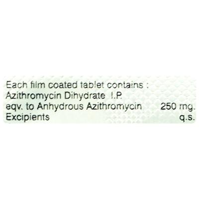 AZIMOUNT 250mg Tablet 6's - Bacterial Infections-Mac