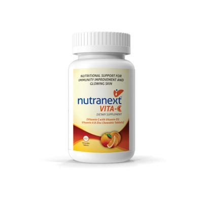 Nutranext Vita-C Chewable Tablet - Orange Flavor 60's - Vitamin C