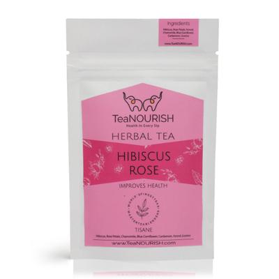 TeaNOURISH Hibiscus Rose Herbal Tea 100 gm - Teas