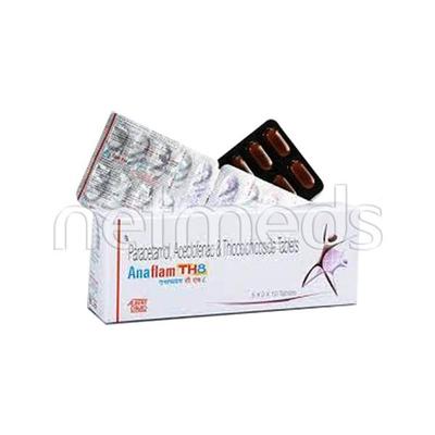 Anaflam TH 8mg Tablet 10'S - Pain relief-Nsa