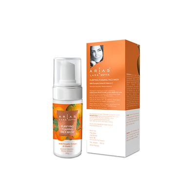 Arias by Lara Dutta Purifying Foaming Face Wash - Pumpkin Extract & Vitamin C 100 ml - Face Wash & Cleansers