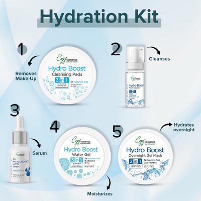 CGG Cosmetics Hydro Boost Hyaluronic Acid Serum (Pack of 2 x 100 ml) - Face Serum