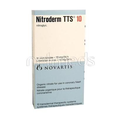 Nitroderm TTS 10mg Patch 1's - Angina