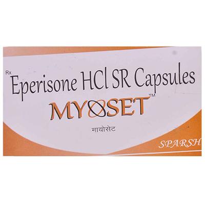 MYOSET Capsule 10's - Muscle Spasm-Ant