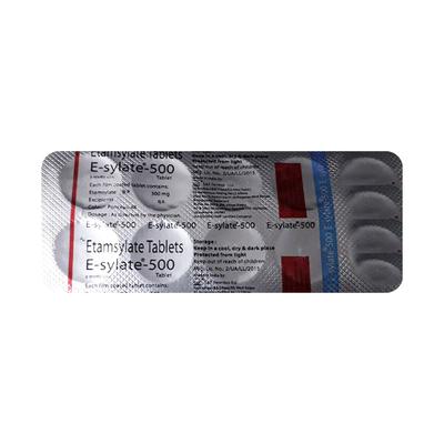 E SYLATE 500mg Tablet 10's - Bleeding Disorders-Hae