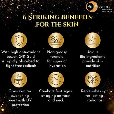 Bio-Essence Bio-Gold Day Cream 40 gm - Day Cream