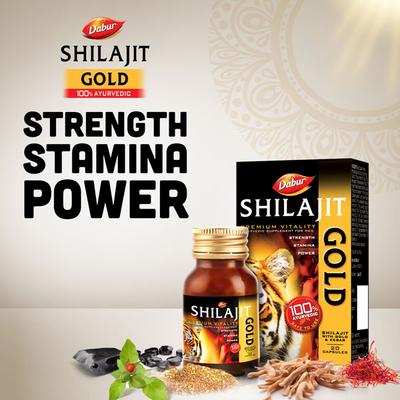 Dabur Shilajit Gold Capsule 20's - Sexual Healthcare
