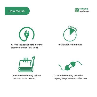 Sahyog Wellness Orthopaedic Heating Belt - Supports And Braces