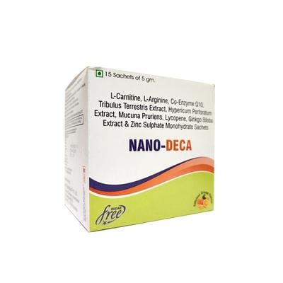 Nano-Deca Dietary Supplement 5 mg Powder 15's - Sexual Care
