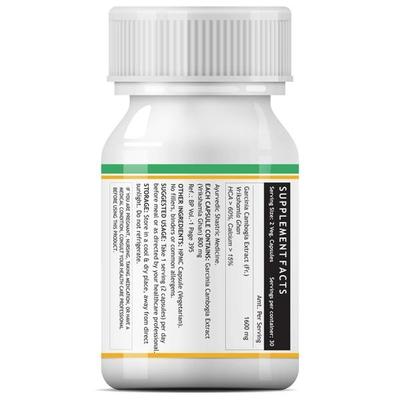 INLIFE Garcinia Cambogia 1600 mg Vegetarian Capsules 60's - Herbal Dietary Supplement