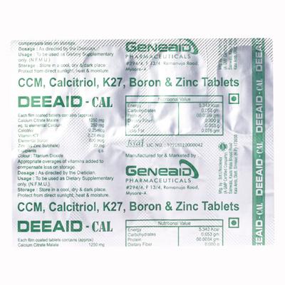 DEEAID CAL Tablet 10's - Supplements-Cal