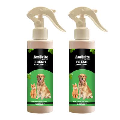Amorite Fresh Coat Spray (Pack Of 2 X 200 ml) 1's - Pet Grooming