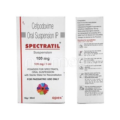 Spectratil 100mg Dry Syrup 30ml - Bacterial Infections-Cep