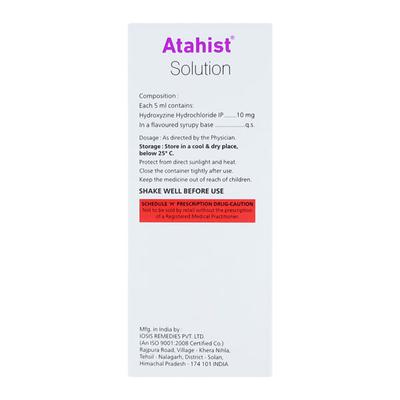 ATAHIST Solution 100ml - Allergies-Ant